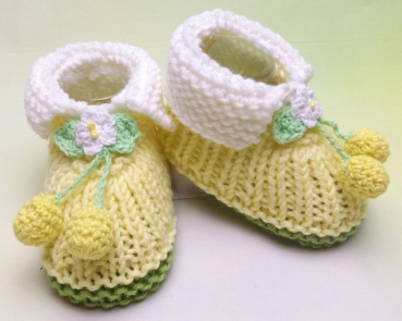 Preview: Strickanleitung Babyschuhe "Süße Früchtchen"
